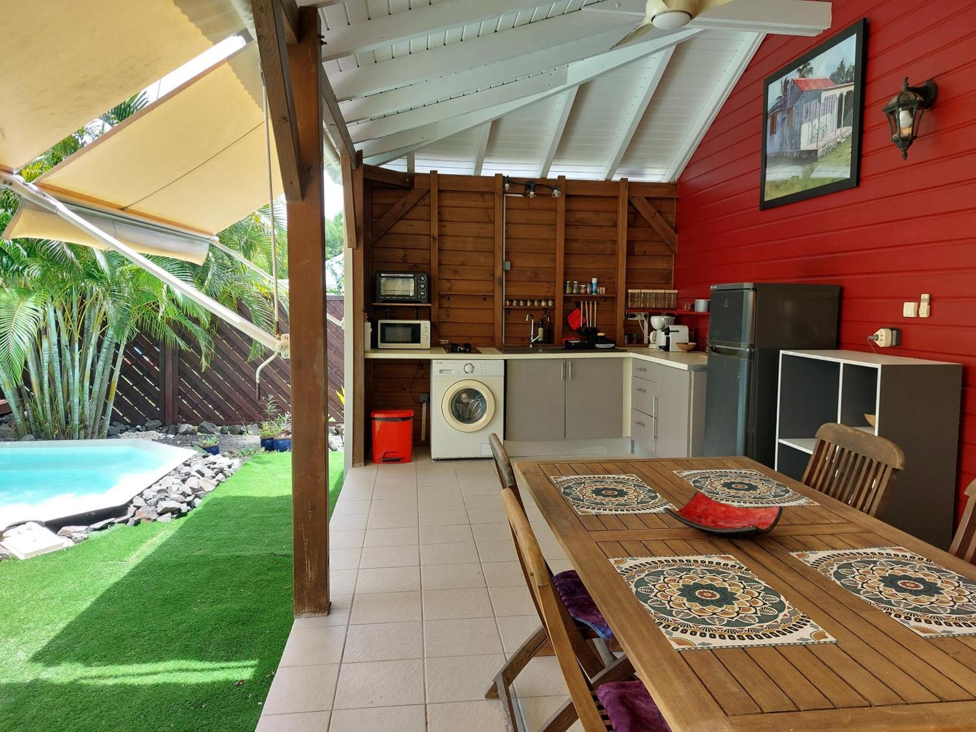 Lodge "Le Temps D'Un Reve" Сен Франсоа Екстериор снимка