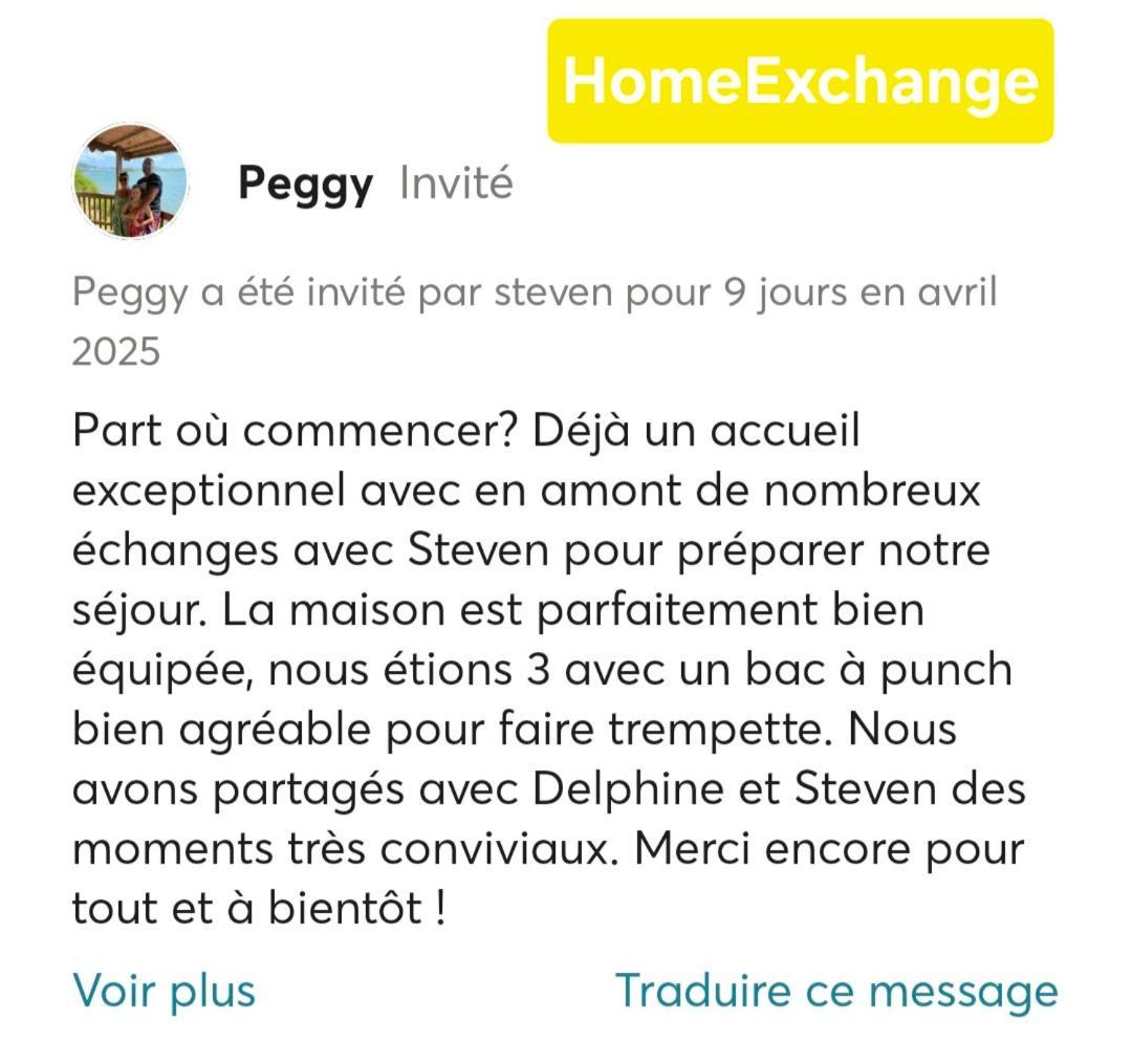 Lodge "Le Temps D'Un Reve" Сен Франсоа Екстериор снимка